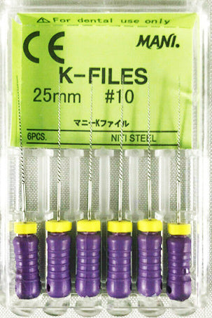 Mani K-Files 25mm - #10