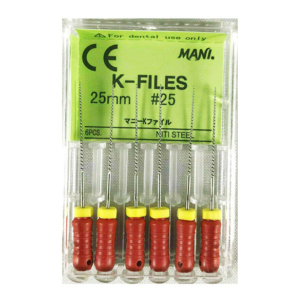 Mani K-Files 25mm - #25