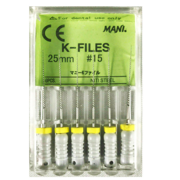 Mani K-Files 25mm - #15