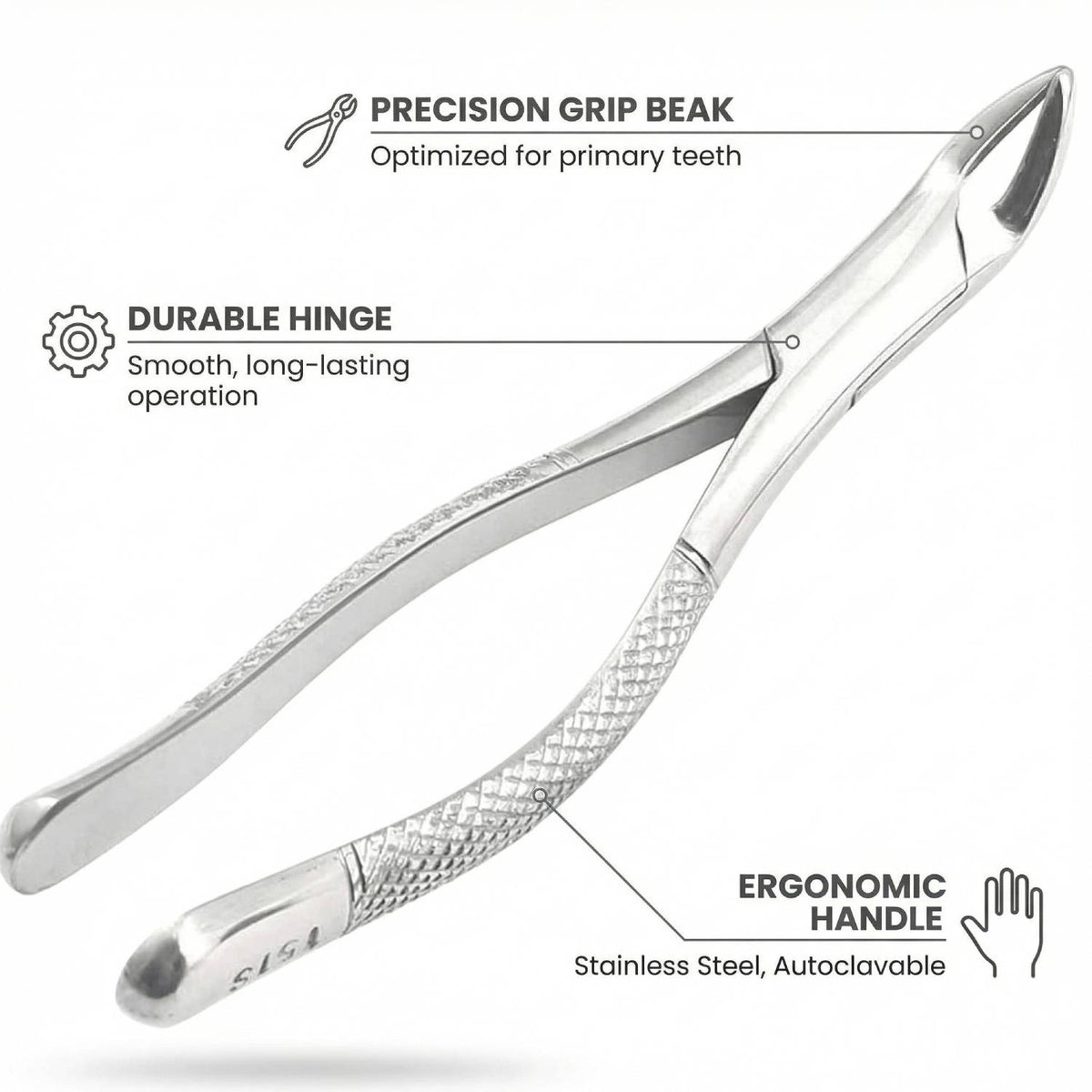 GDC American Forceps Pedo Universal Lower Primary Teeth & Roots #151S (F151S)