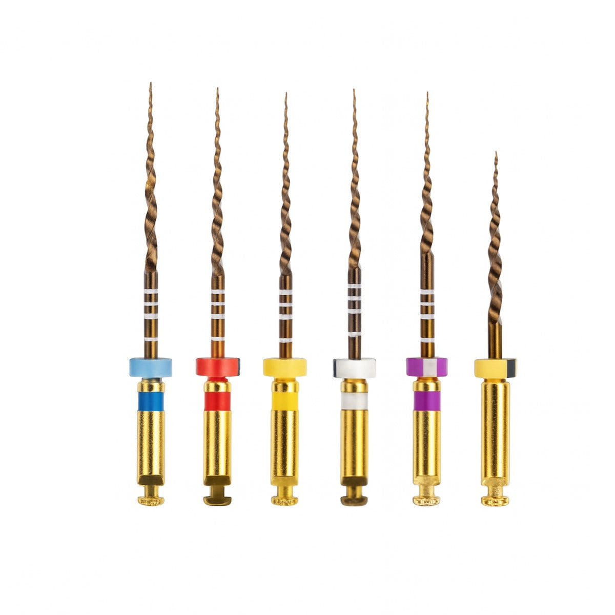 Dentsply ProTaper Gold Rotary Files Assorted (Pack of 6) - 25mm SX-F3