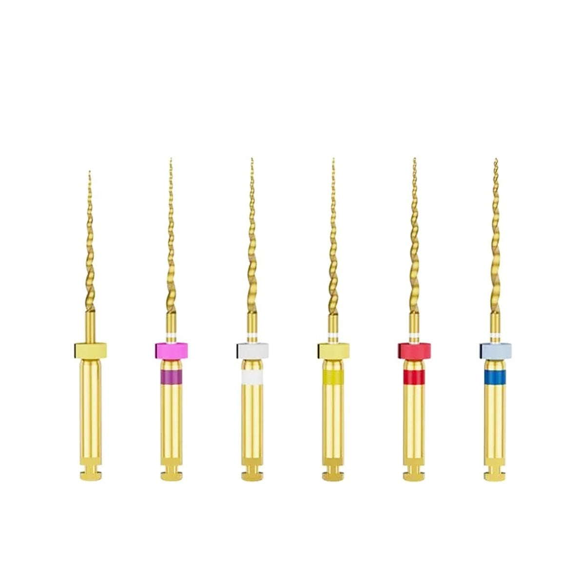 Dentsply ProTaper Gold Rotary Files Assorted (Pack of 6) - 21mm SX-F3