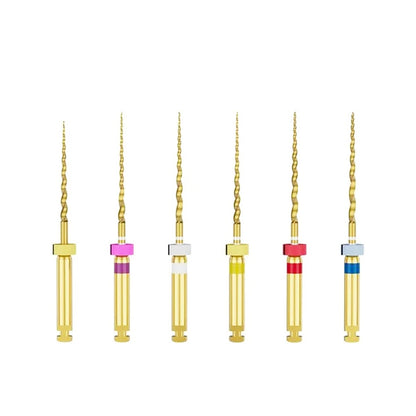 Dentsply ProTaper Gold Rotary Files Assorted (Pack of 6) - 21mm SX-F3