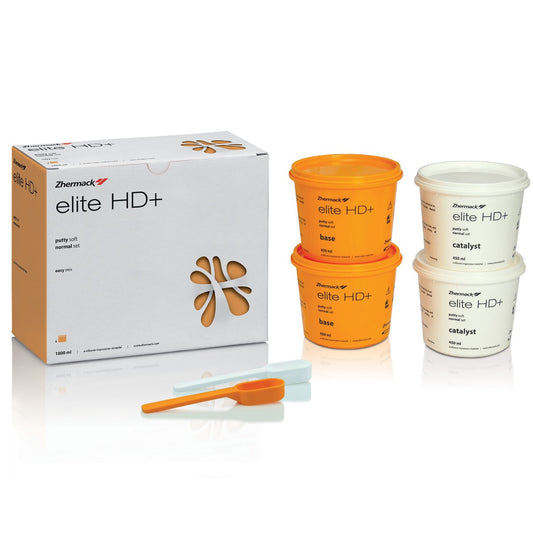 Zhermack Elite HD+ Soft Putty Normal Set 4 x 450ml