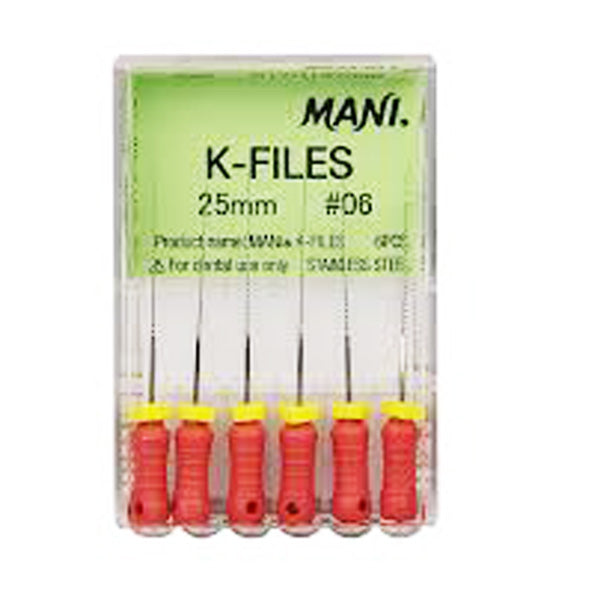 Mani K-Files 25mm - #06