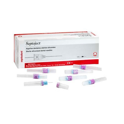 Septodont Septoject Needles for Dental Cartridge Syringe - 30g / 25mm