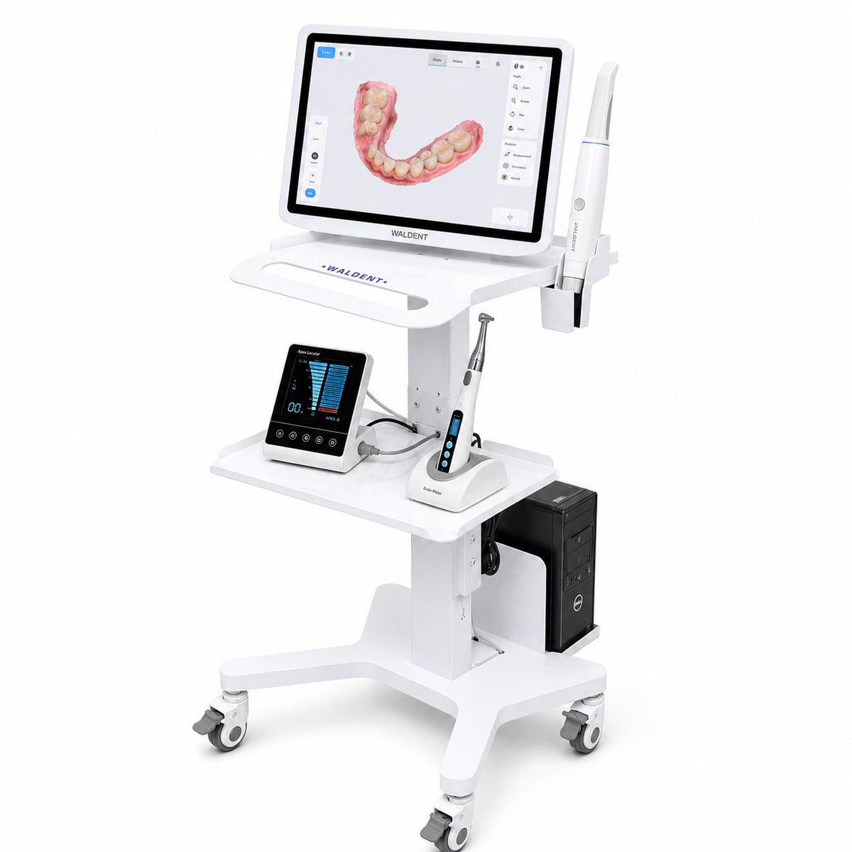 Waldent Intraoral Scanner Trolley with CPU Mount (TJ-Q08-2)