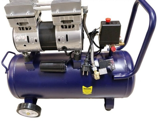 Waldent Dental Air Compressor Oil Free 0.75 HP - Cylindrical Tank (WAC-075-CT)