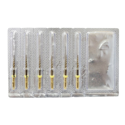 Woodpecker Endo Plus Heat Treated Gold Rotary Files - 21mm W0 17/0.12